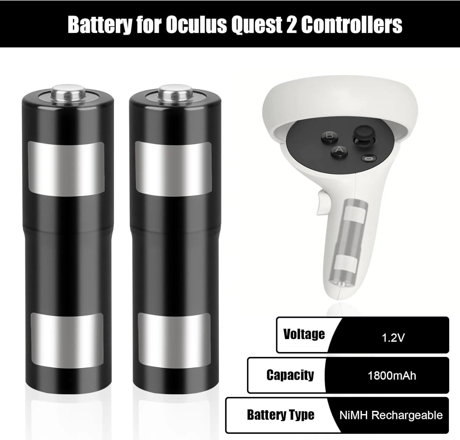 Rechargeable Battery Aa - Akumulator do kontrolera Mate Quest 3/3s,