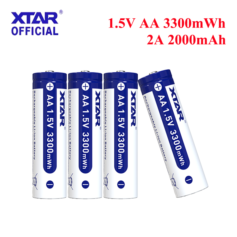 Rechargeable Battery Aa - Zestaw 1-8 sztuk akumulatorów litowych XTAR