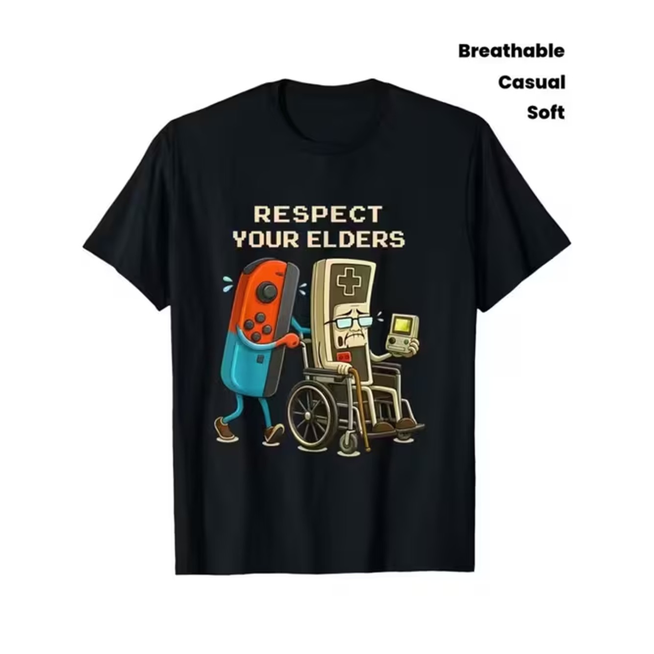 Retro Gaming T Shirts - Zdjęcie produktu: Męska koszulka w stylu