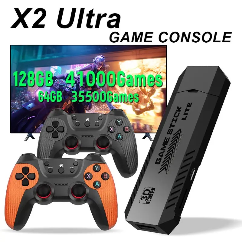 Retro Gaming System - X2 Ultra Pro Retro Game Stick