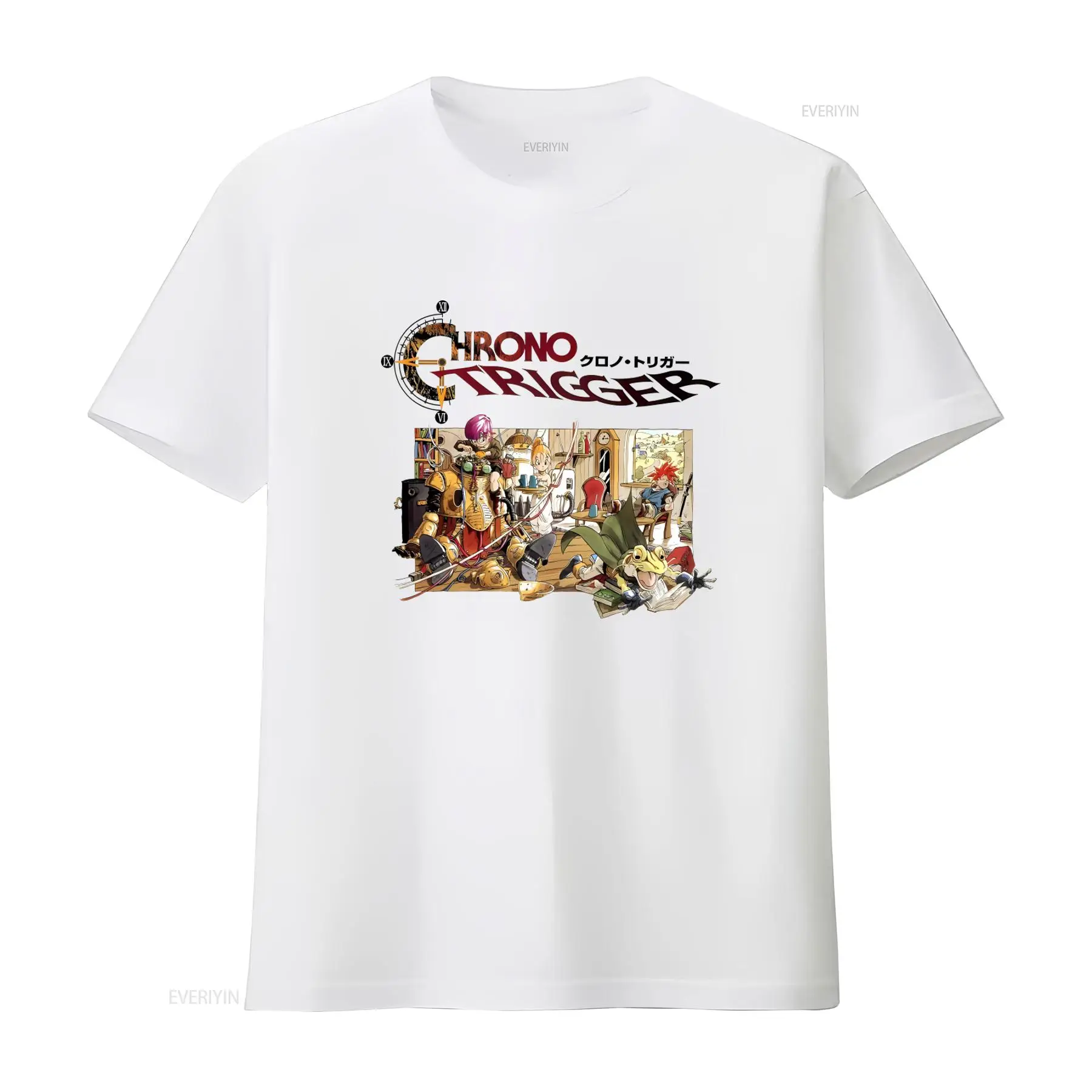 Retro Gaming T Shirts - Koszulka z logo gry Chrono Trigger,