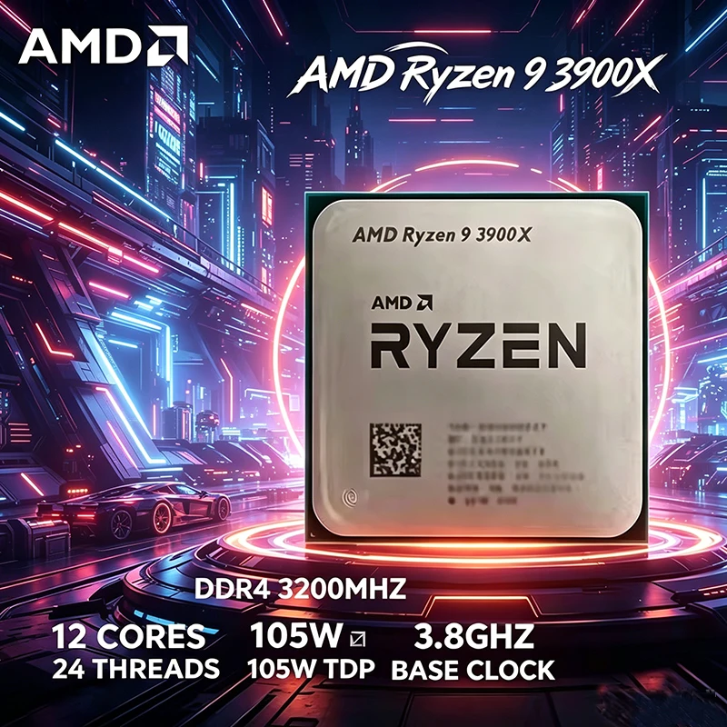 Amd Cpu Ryzen 9 - Procesor AMD Ryzen 9 R9 3900X,