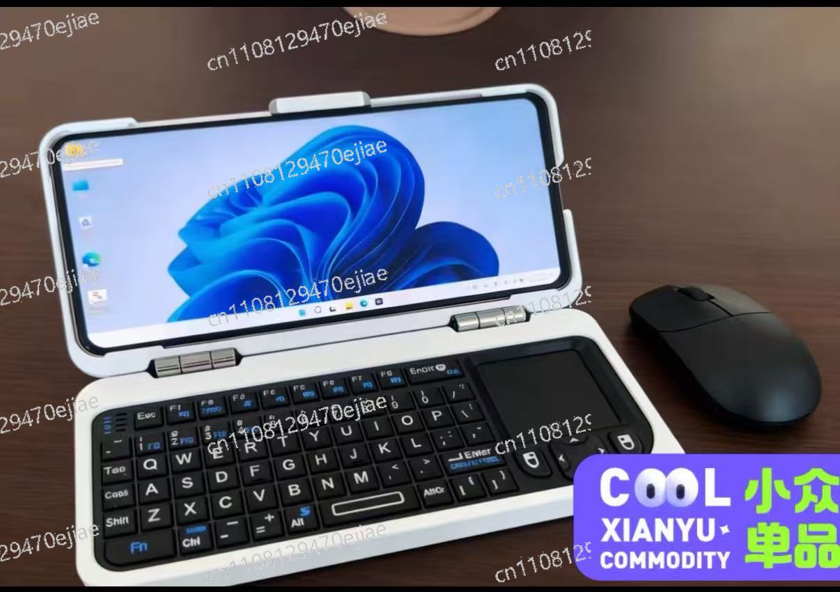Retro Gaming Keyboard - 6-calowy przenośny komputer z podwójnym systemem