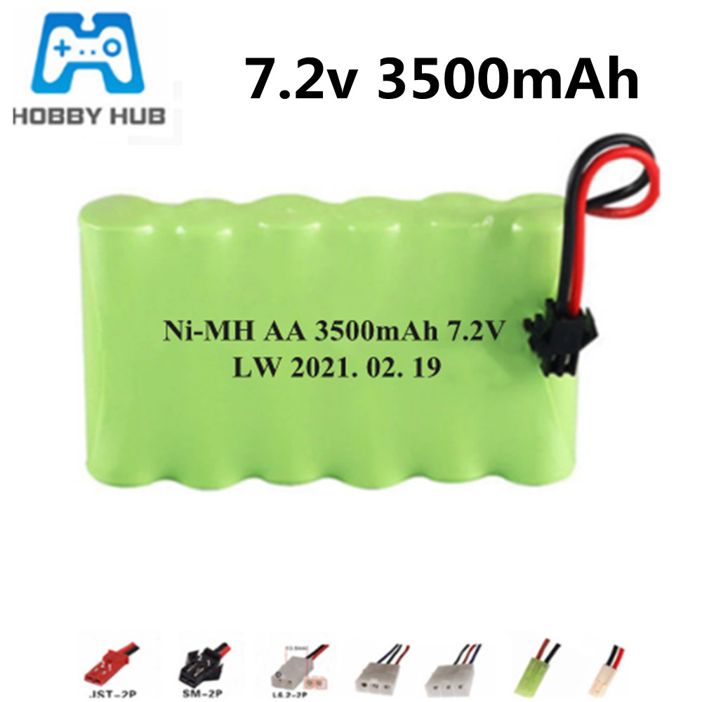 Rechargeable Battery Aa - 7.2 v 3500mah AA NI-MH akumulator
