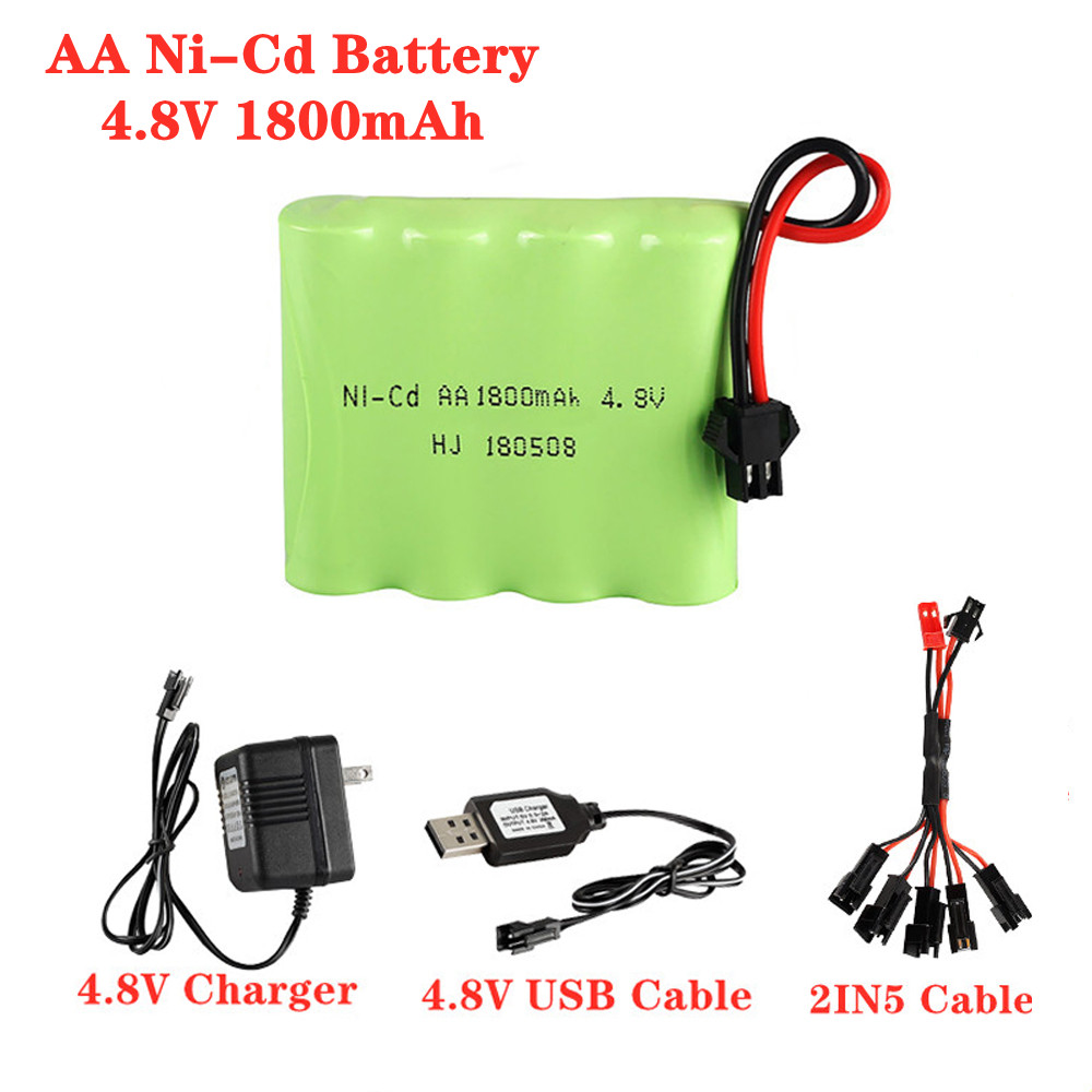 Rechargeable Battery Aa - Akumulator 4,8 V 1800 mAh Ni-Cd