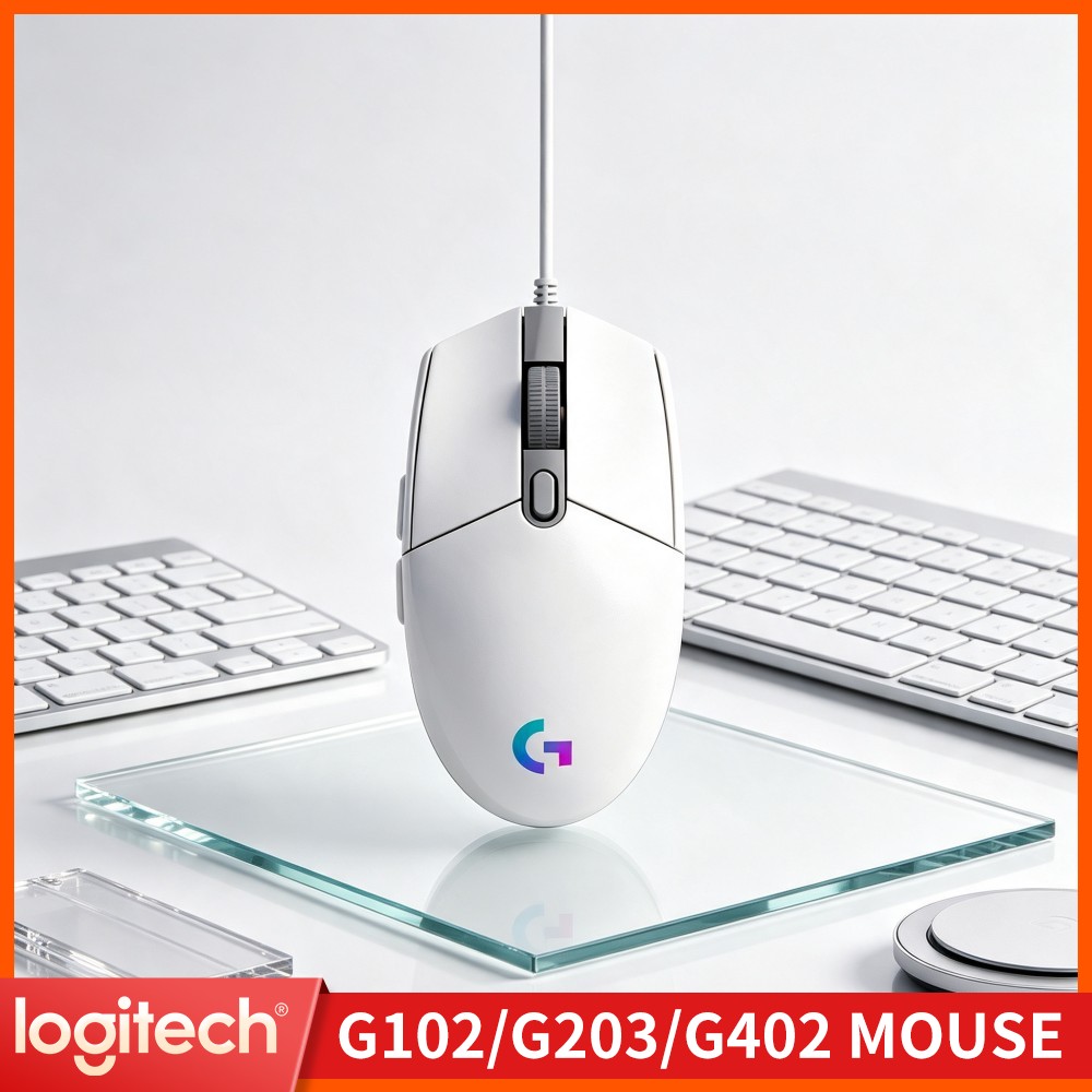 Logitech Mouse G203 - Przewodowa mysz gamingowa Logitech G203 z