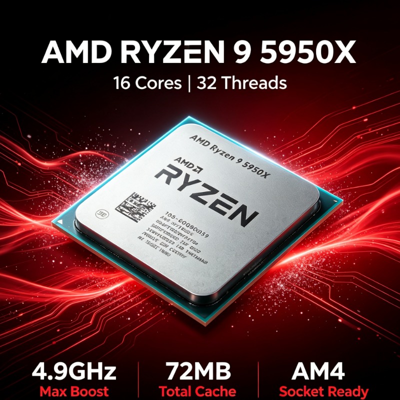 Amd Cpu Ryzen 9 - Procesor AM4 AMD Ryzen 9 5950X