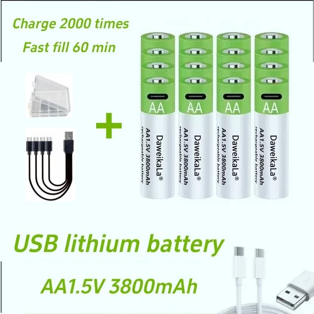 Akumulatory litowo-jonowe AA i – Rechargeable Battery Aa recenzja i cena