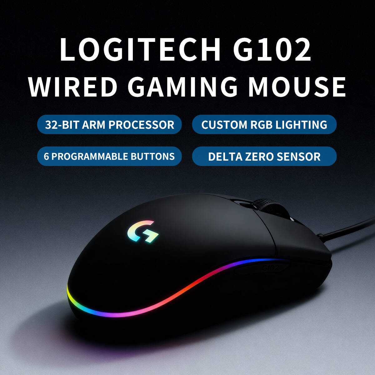 Przewodowa mysz gamingowa Logi – Logitech Mouse G203 recenzja i cena