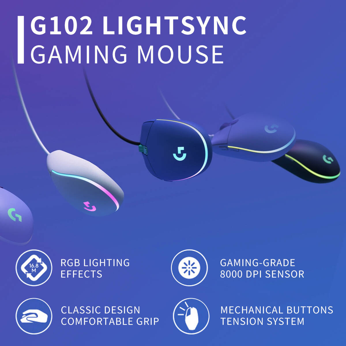 Oryginalna mysz Logitech G203  – Logitech Mouse G203 recenzja i cena