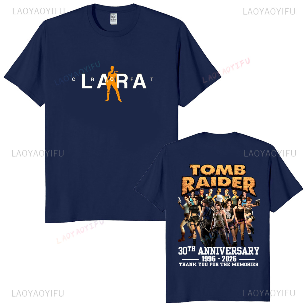 Koszulka unisex Tomb Raider z  – Retro Gaming T Shirts recenzja i cena
