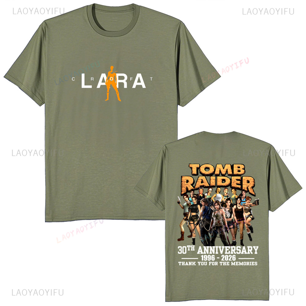Koszulka unisex Tomb Raider z  – Retro Gaming T Shirts recenzja i cena