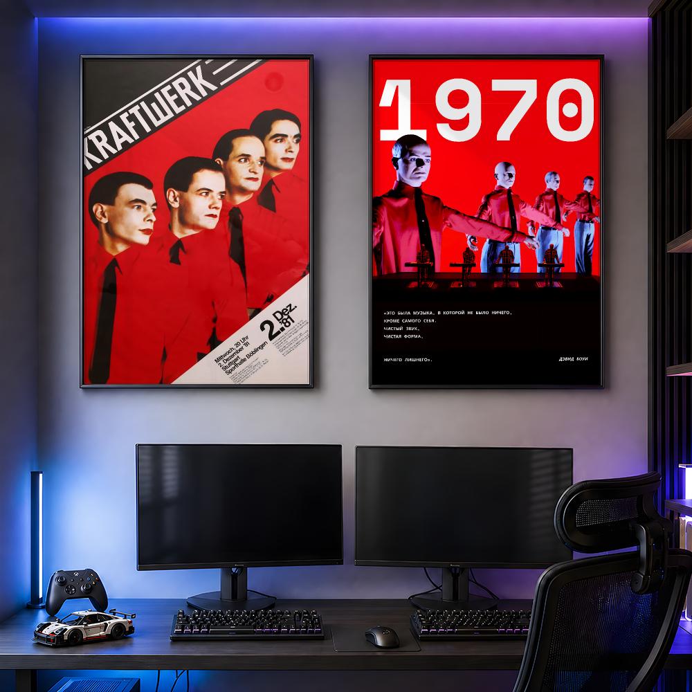 Muzyka Kraftwerk Retro Plakat  – Retro Gaming Life recenzja i cena
