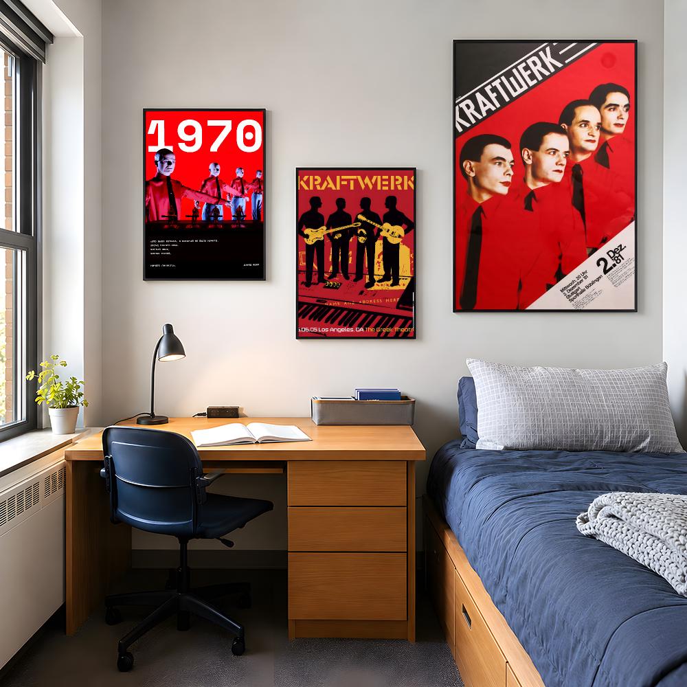 Muzyka Kraftwerk Retro Plakat  – Retro Gaming Life recenzja i cena
