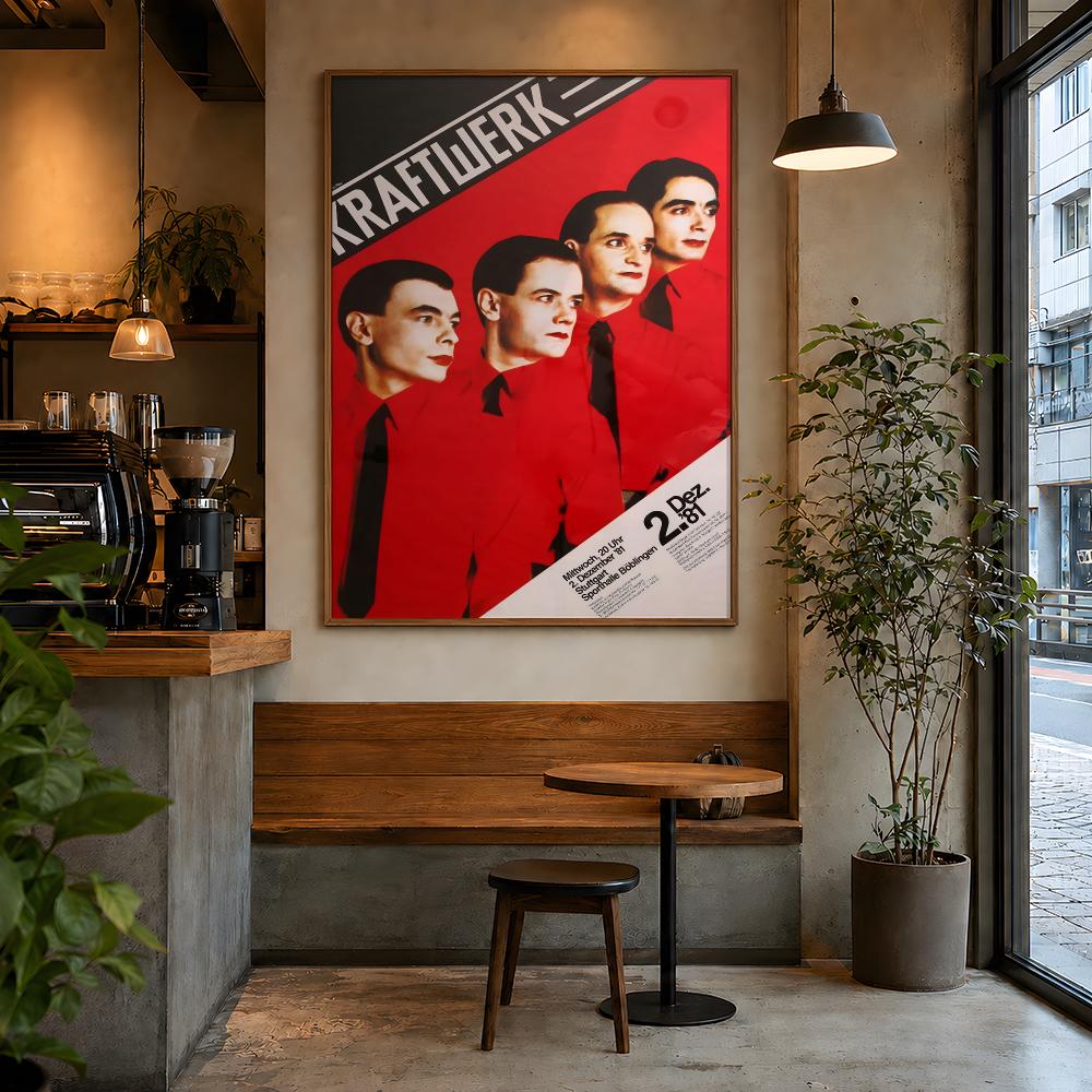 Muzyka Kraftwerk Retro Plakat  – Retro Gaming Life recenzja i cena