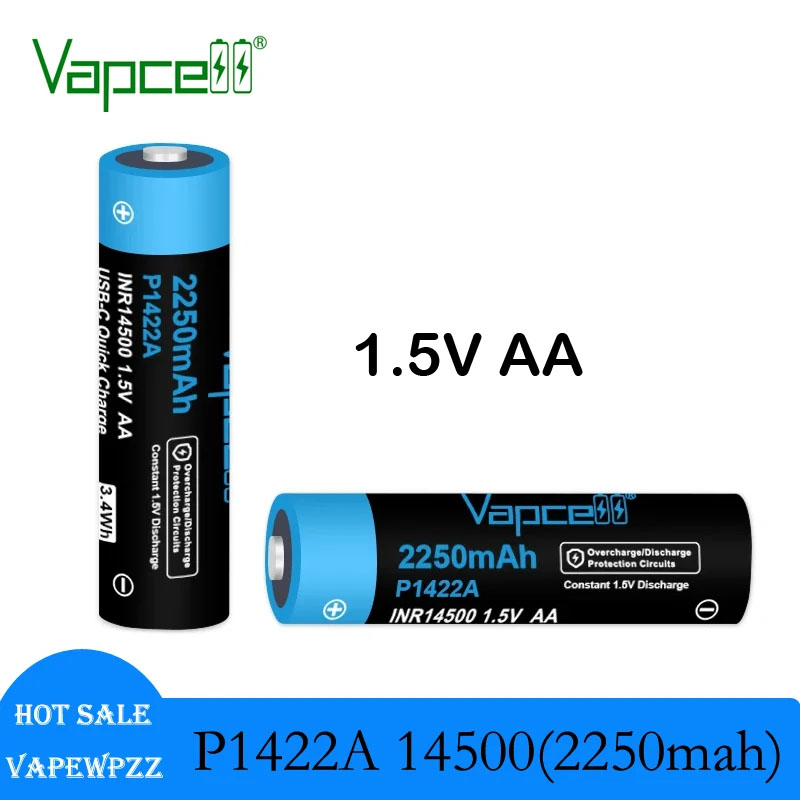 Akumulator USB-C Vapcell P1422 – Rechargeable Battery Aa recenzja i cena