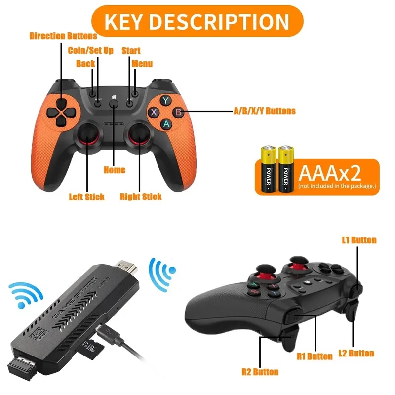 X2 Ultra Pro Retro Game Stick  – Retro Gaming System recenzja i cena