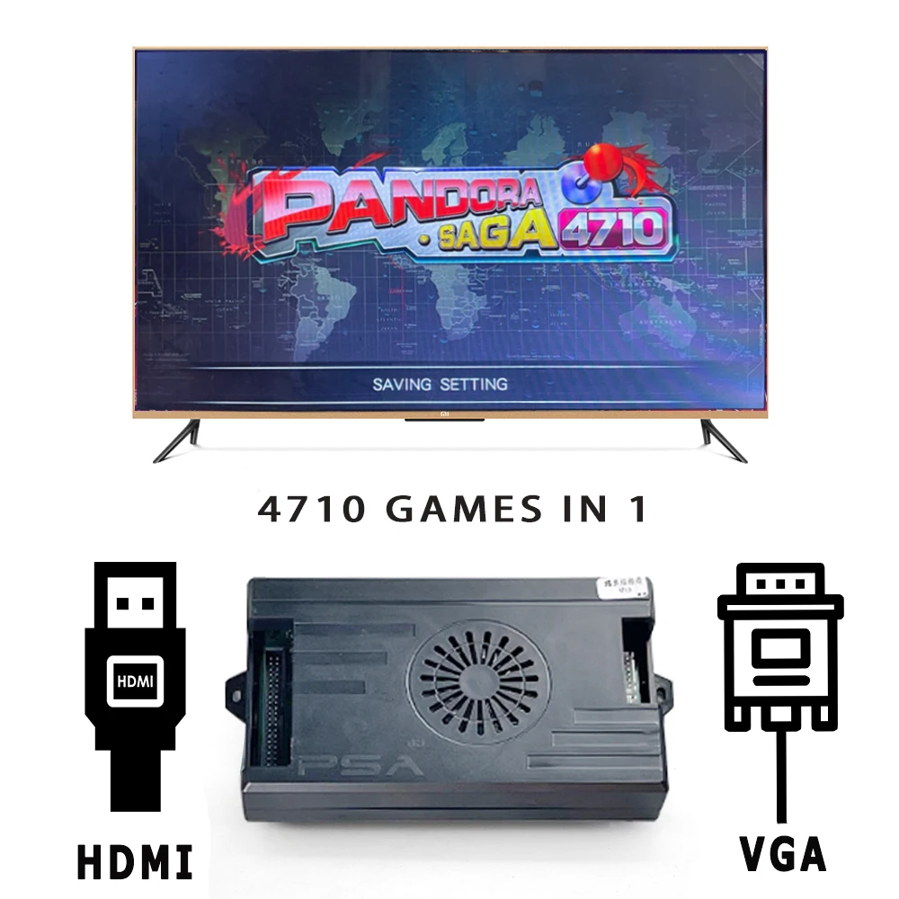 2-gra 4710 w 1 Pandora Saga Bo – Retro Gaming Cabinet recenzja i cena