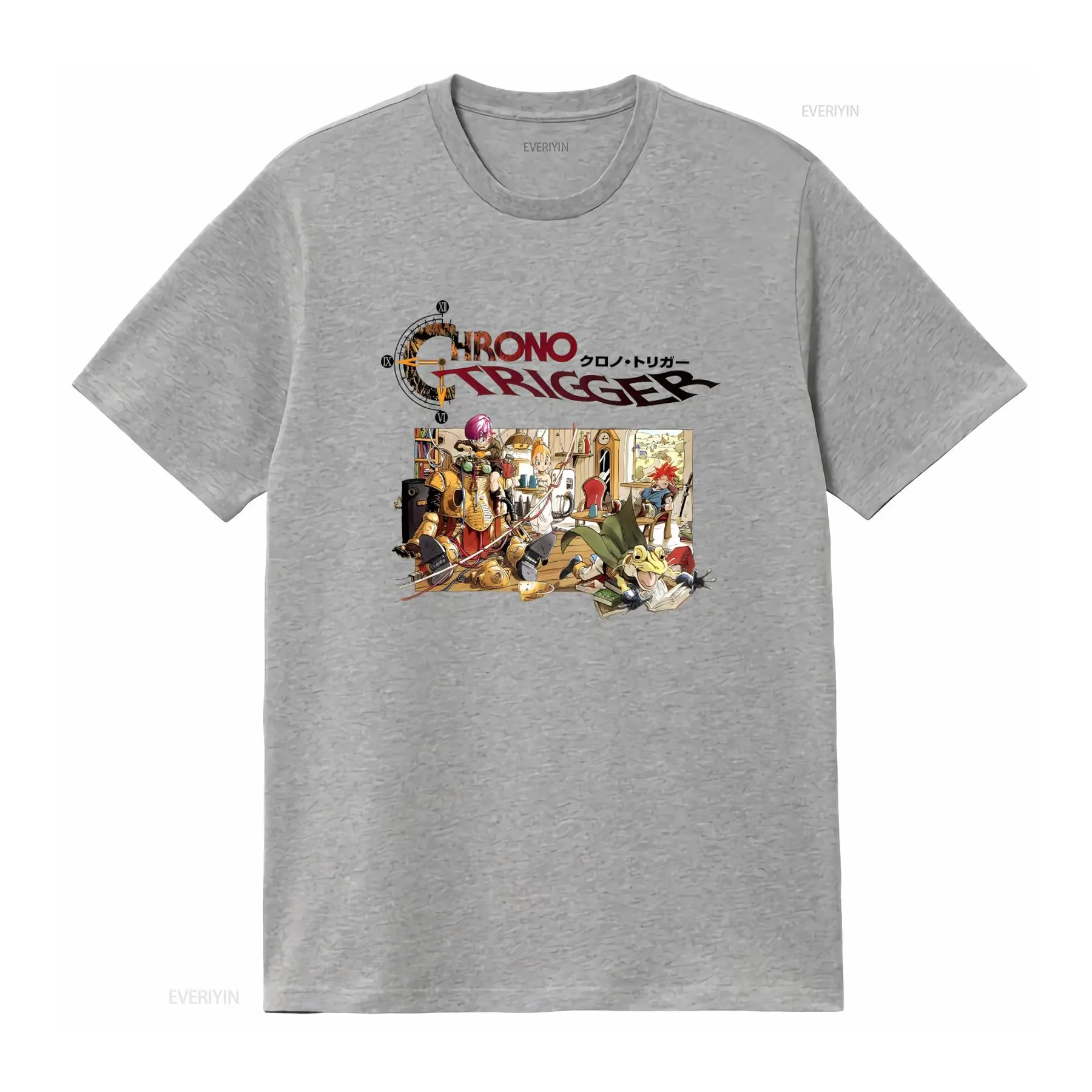 Koszulka z logo gry Chrono Tri – Retro Gaming T Shirts recenzja i cena
