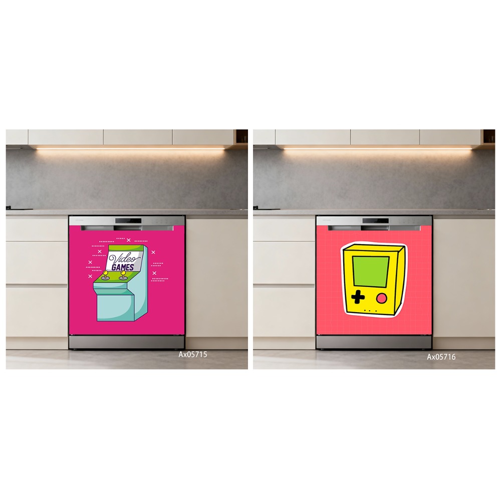 Naklejka na drzwi zmywarki w s – Retro Gaming Cabinet recenzja i cena