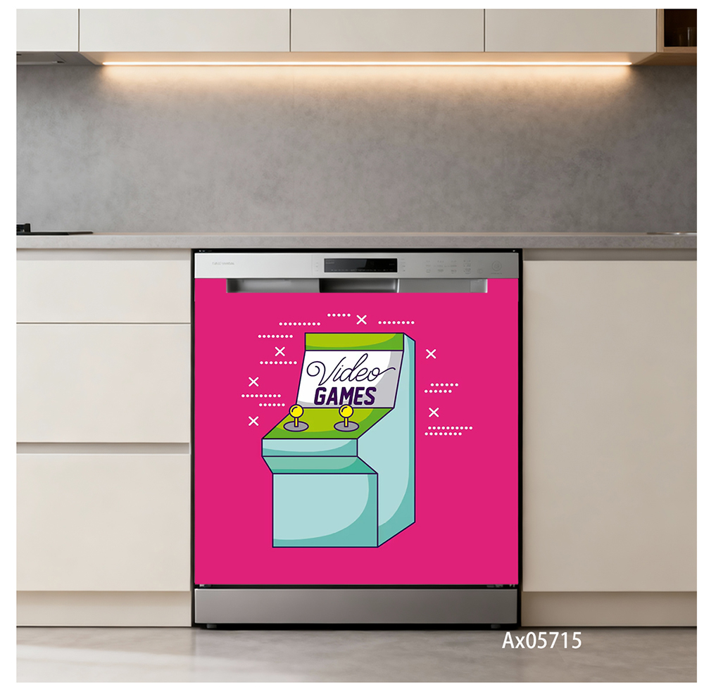 Naklejka na drzwi zmywarki w s – Retro Gaming Cabinet recenzja i cena