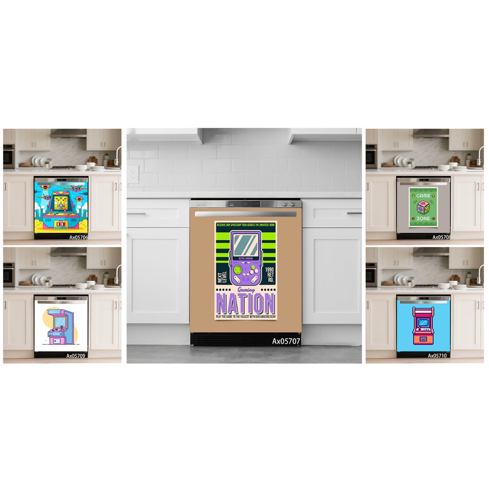 Naklejka na drzwi zmywarki w s – Retro Gaming Cabinet recenzja i cena