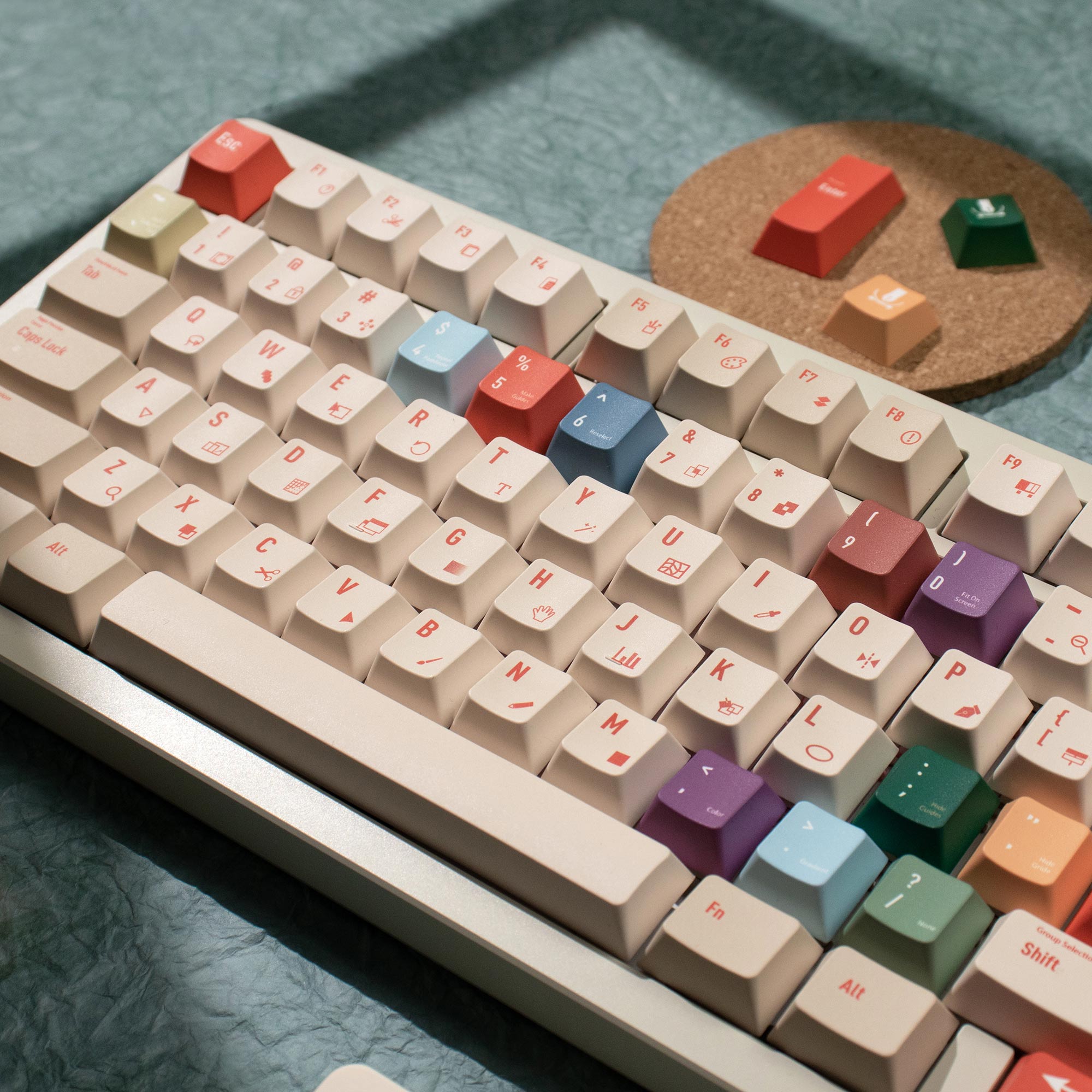 Klawisze Illustrator Keycaps D – Retro Gaming Keyboard recenzja i cena