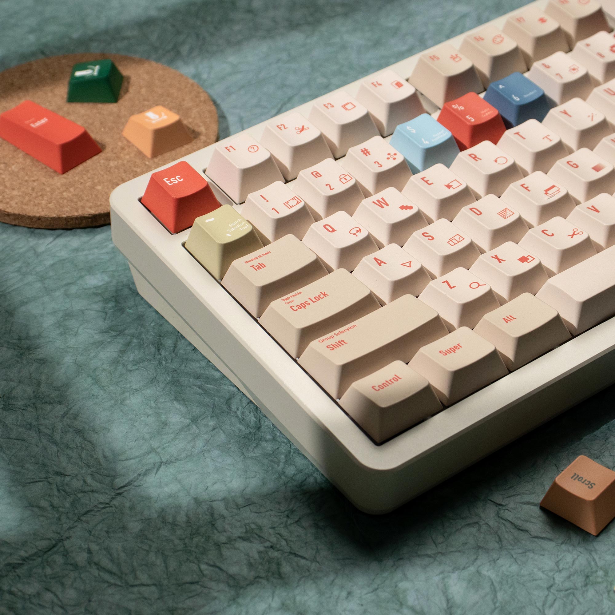 Klawisze Illustrator Keycaps D – Retro Gaming Keyboard recenzja i cena